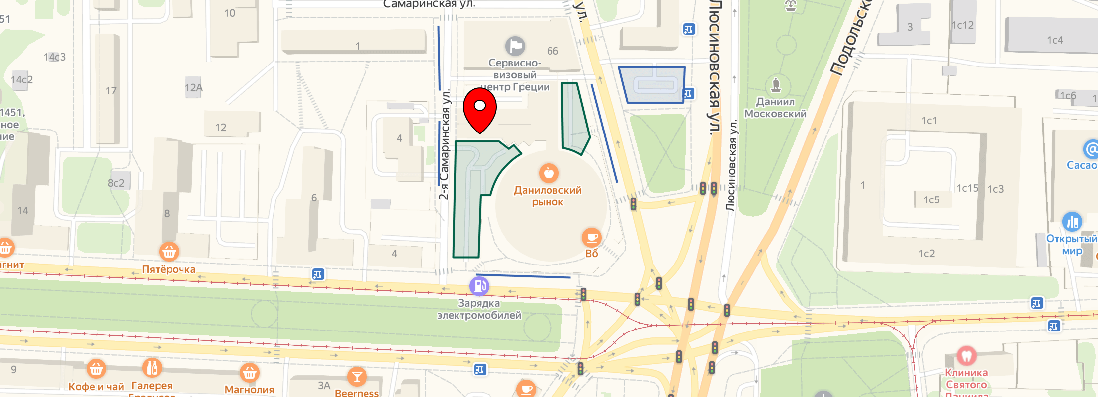 Самовывоз и парковка